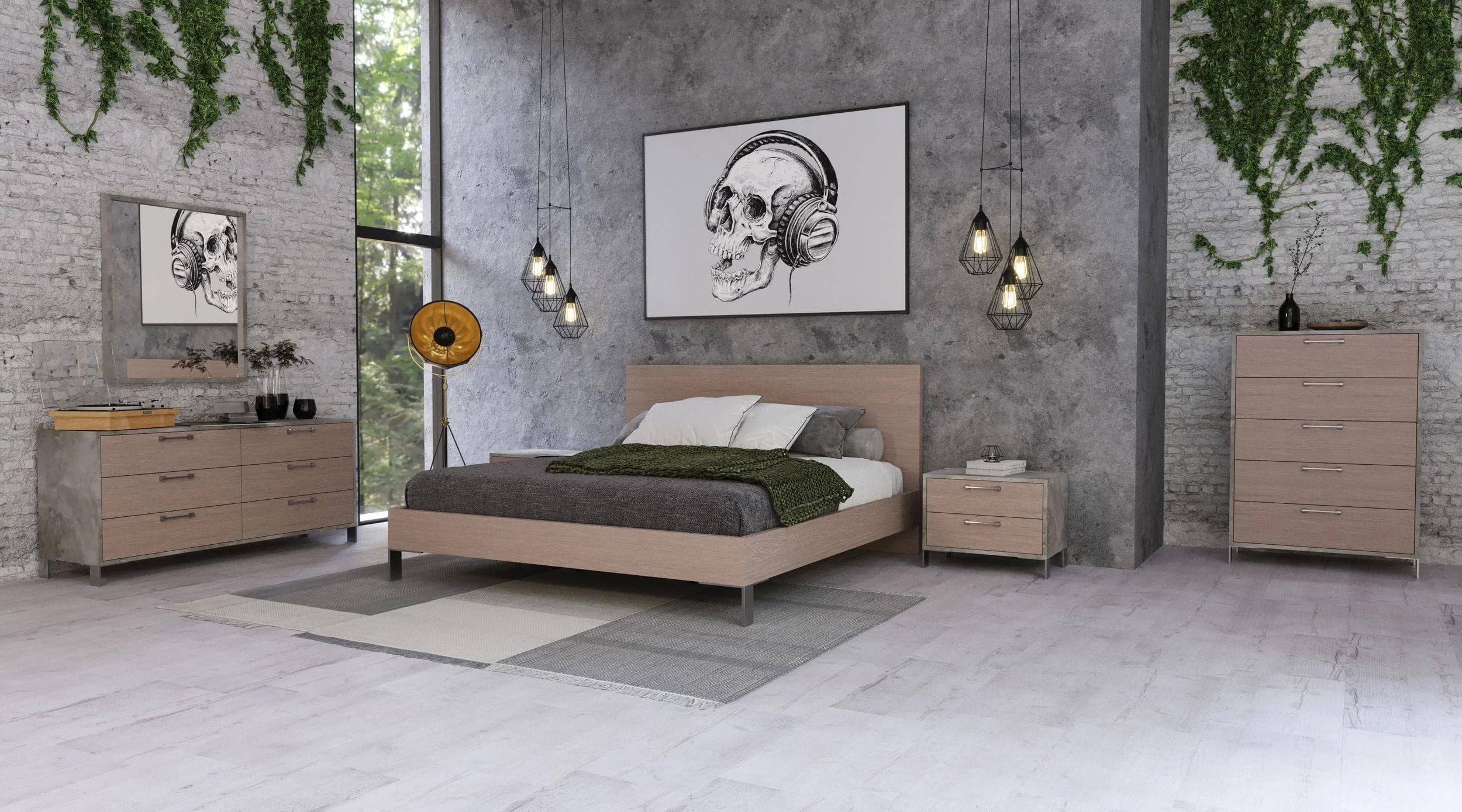 Timberline Modern Bed - Image 10