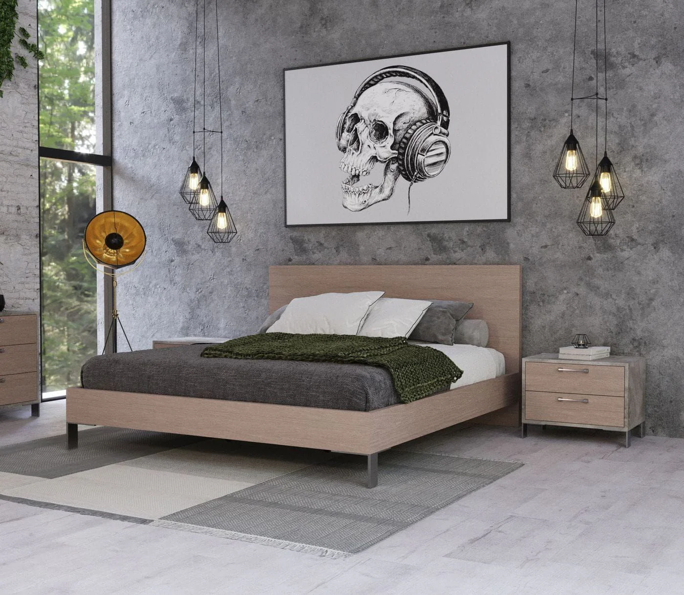 Timberline Modern Bed - Image 11