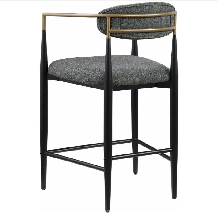 Tina Fabric Upholstered Counter Stool (2PK) - Image 2