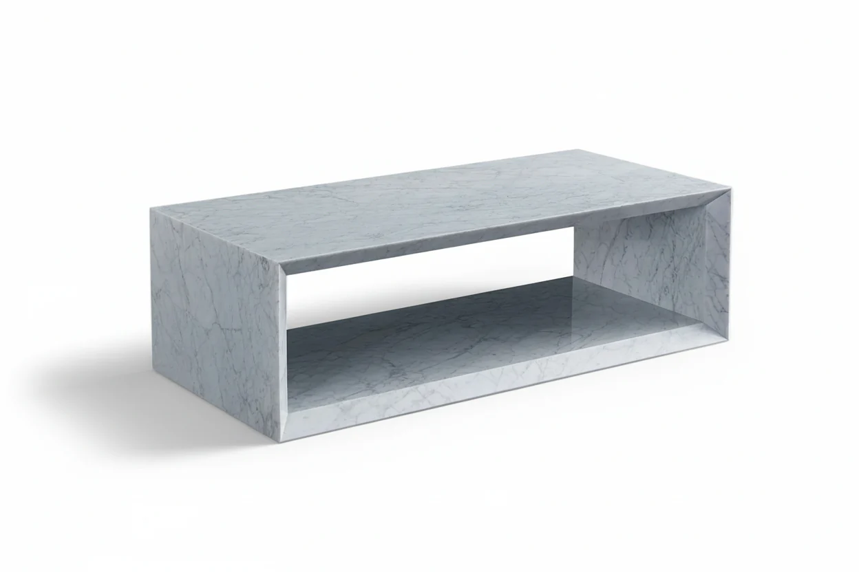 Trillium Marble Rectangle Coffee Table