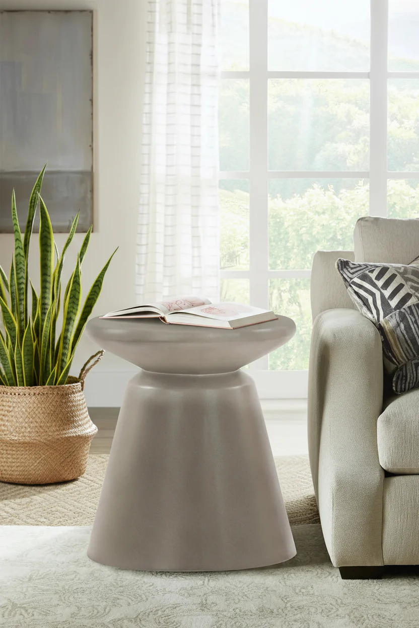Umbra Sculptural Indoor/Outdoor Stool Side Table - Image 6
