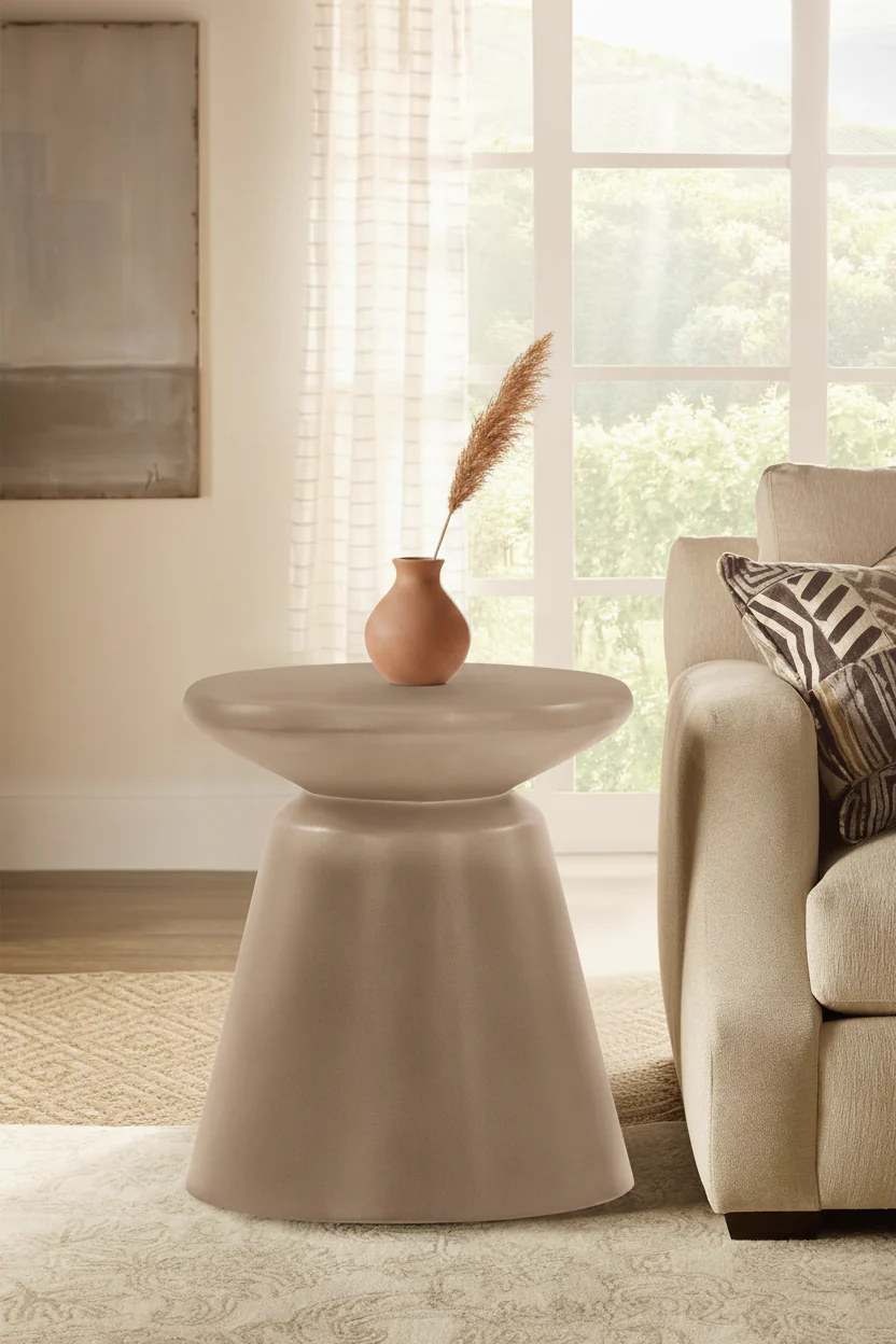 Umbra Sculptural Indoor/Outdoor Stool Side Table - Image 7