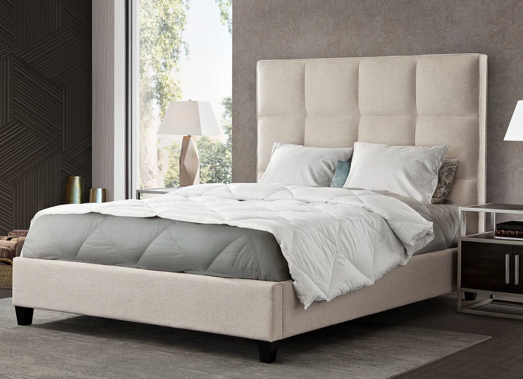 Upholstered Panel Platform Bed - Image 11