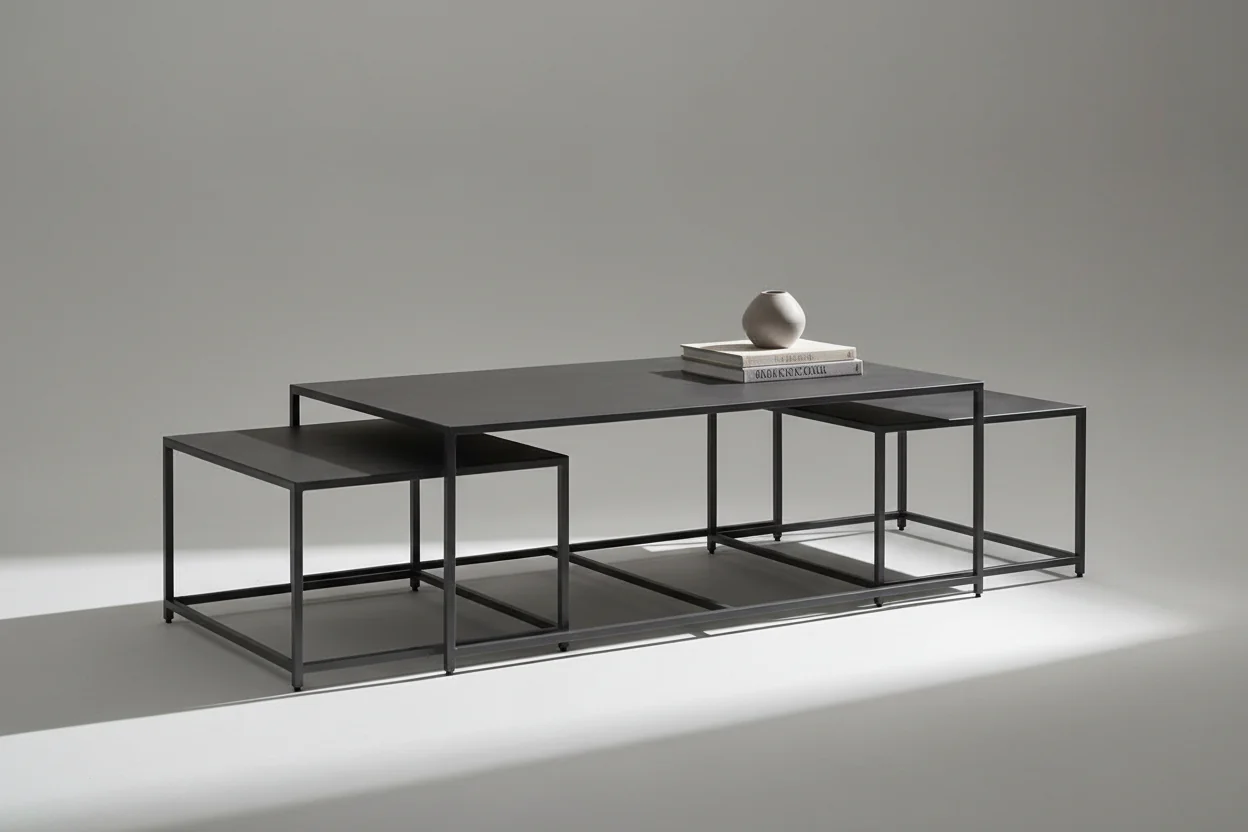 Urban 3PC Nesting Coffee Table Set - Image 2