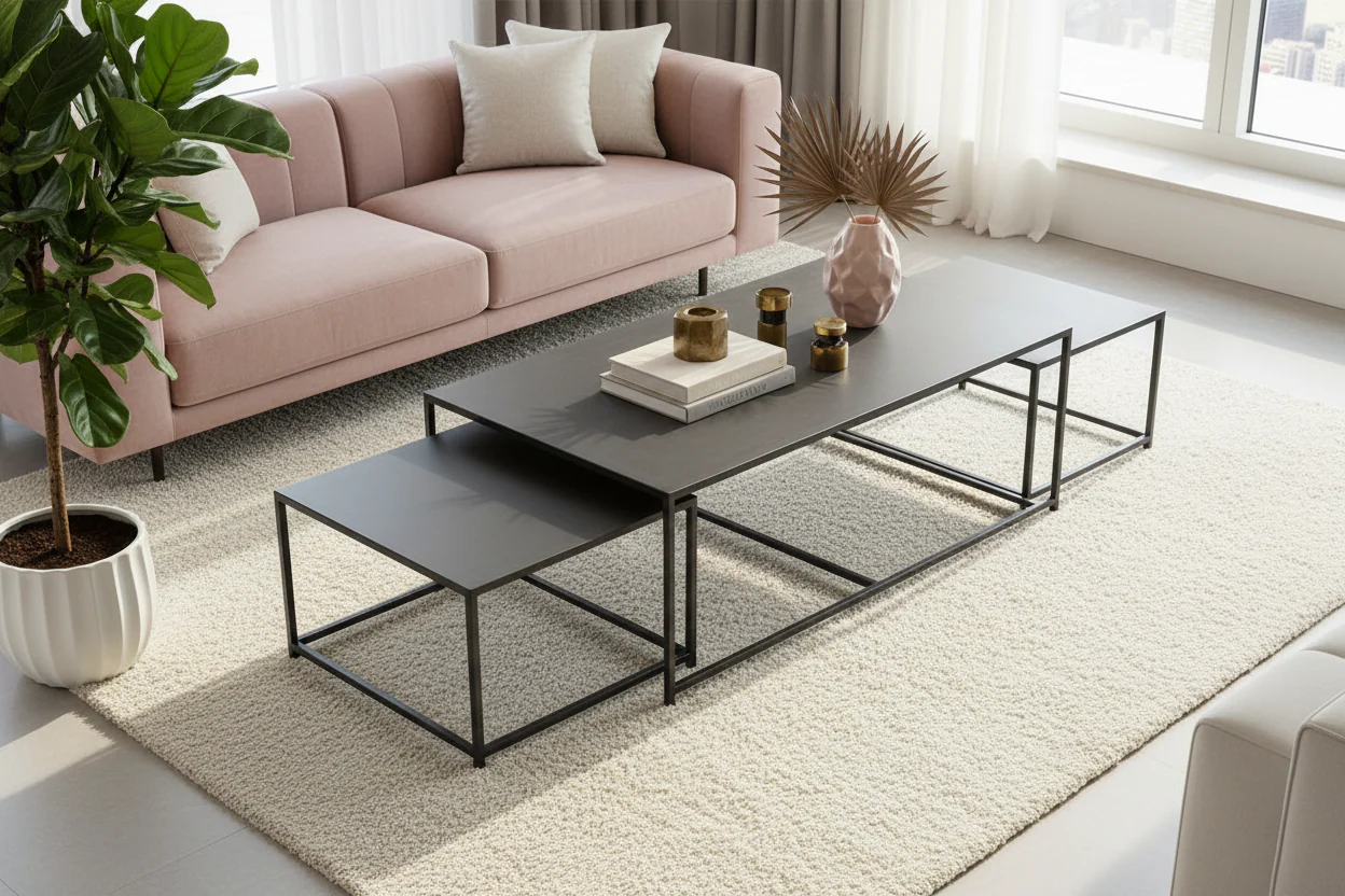 Urban 3PC Nesting Coffee Table Set - Image 6