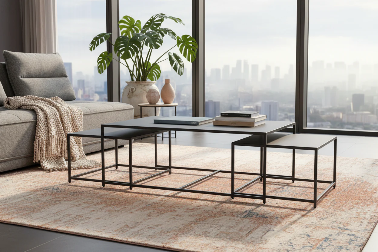 Urban 3PC Nesting Coffee Table Set - Image 7