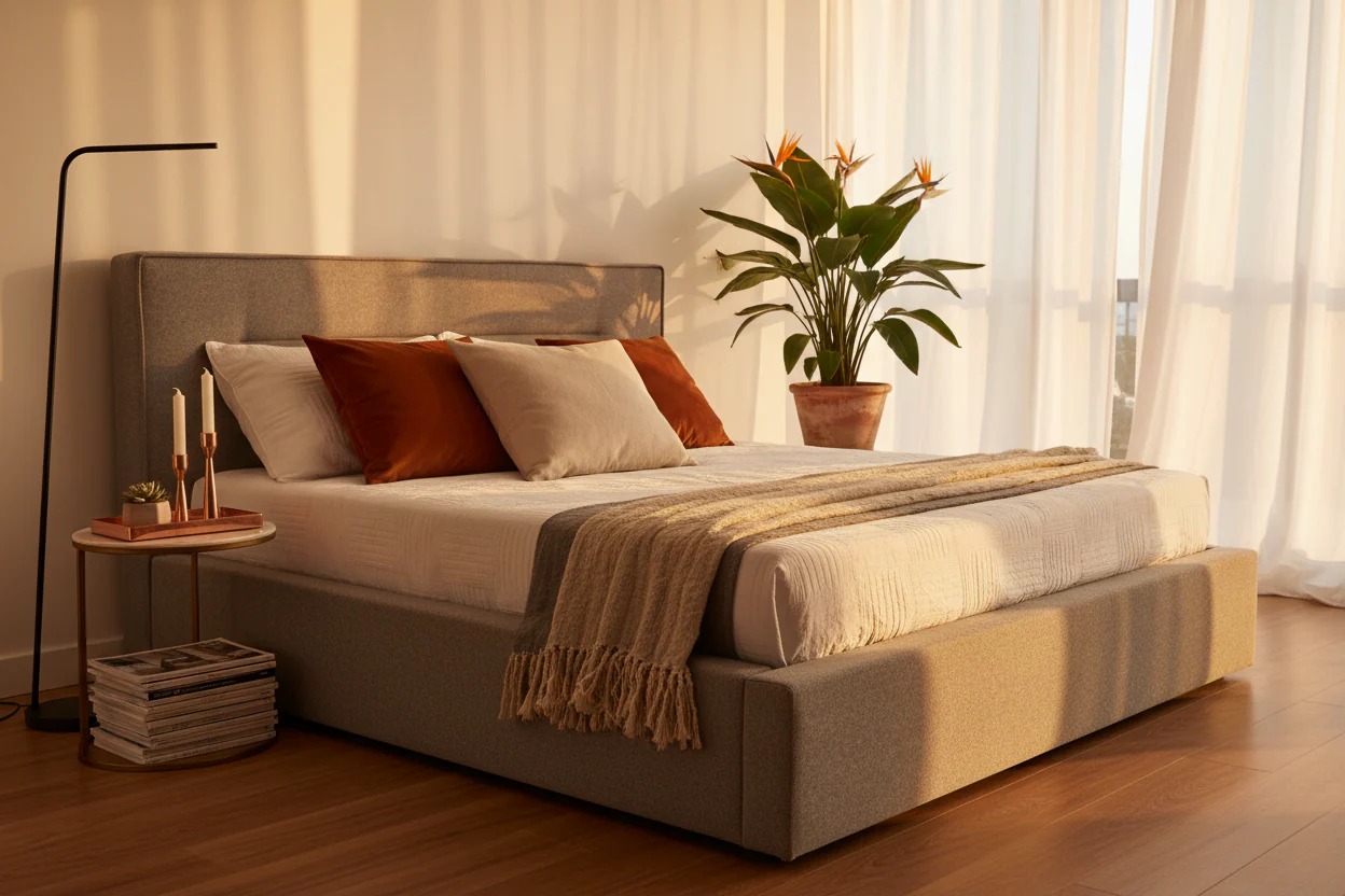 Urban Calm Upholstered Bed - Image 2