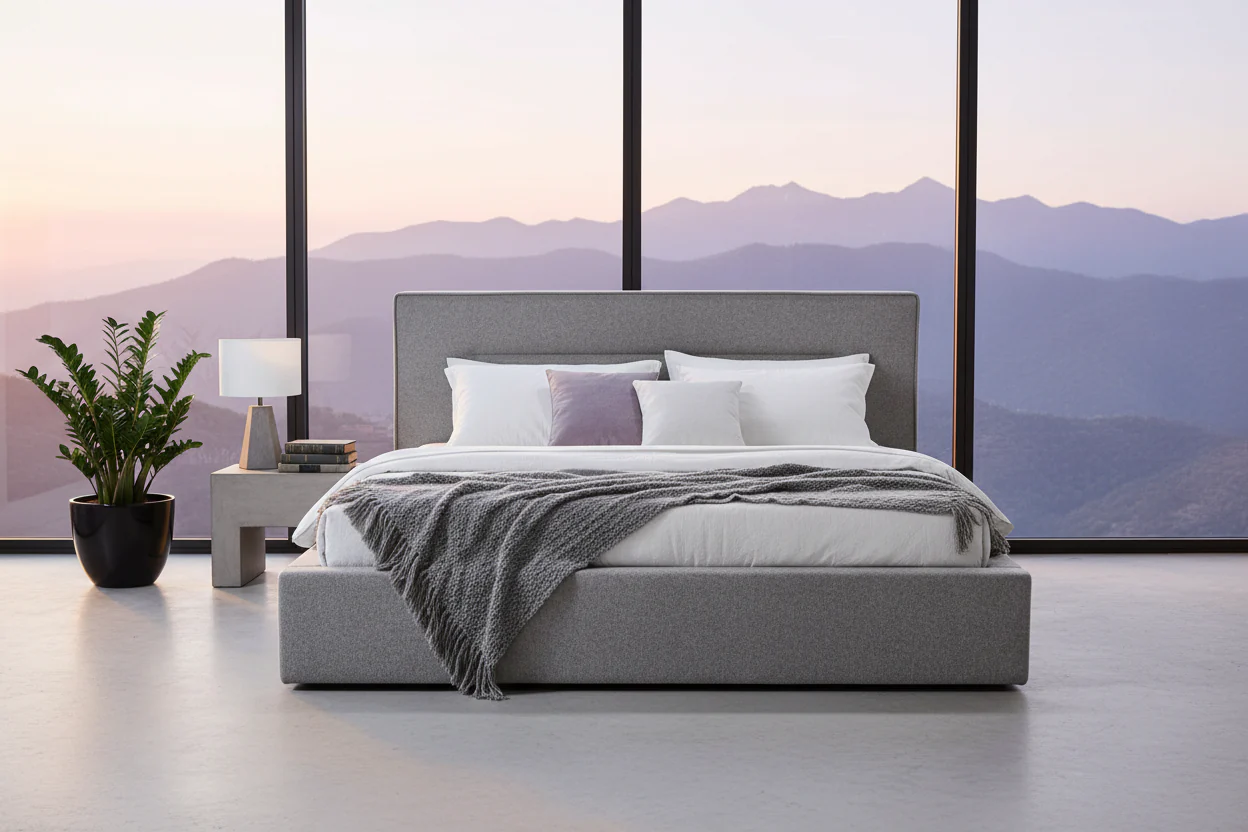 Urban Calm Upholstered Bed - Image 5