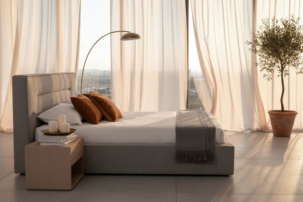 Urban Calm Upholstered Bed - Image 8