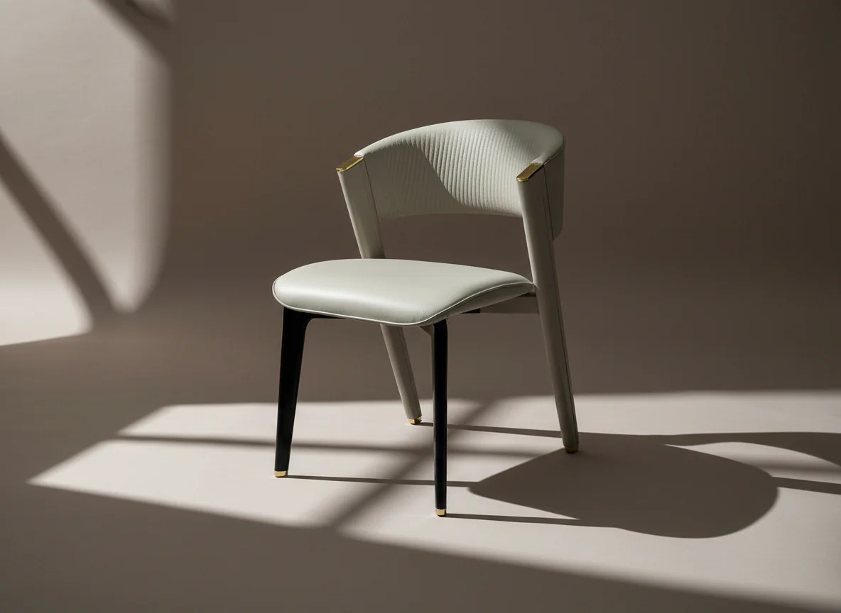 Valen Leather Dining Chair - Image 3