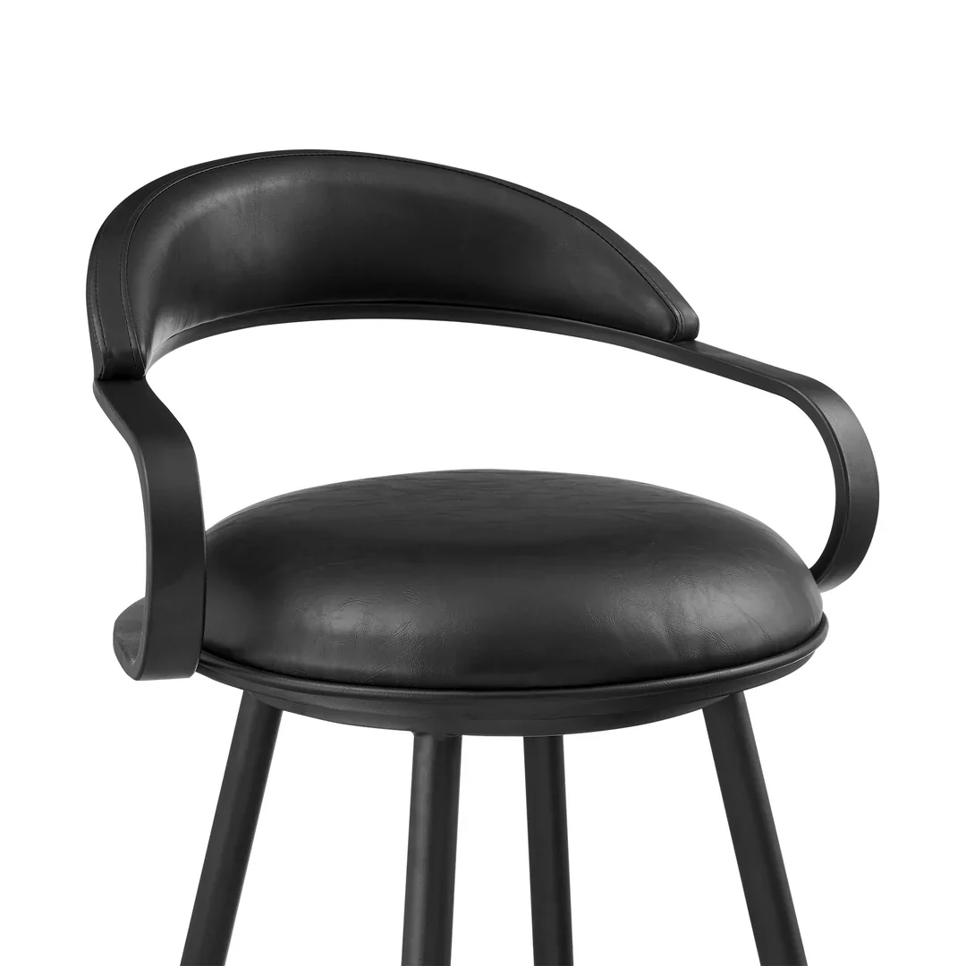 Velvet Grace Swivel Bar Stool - Image 4