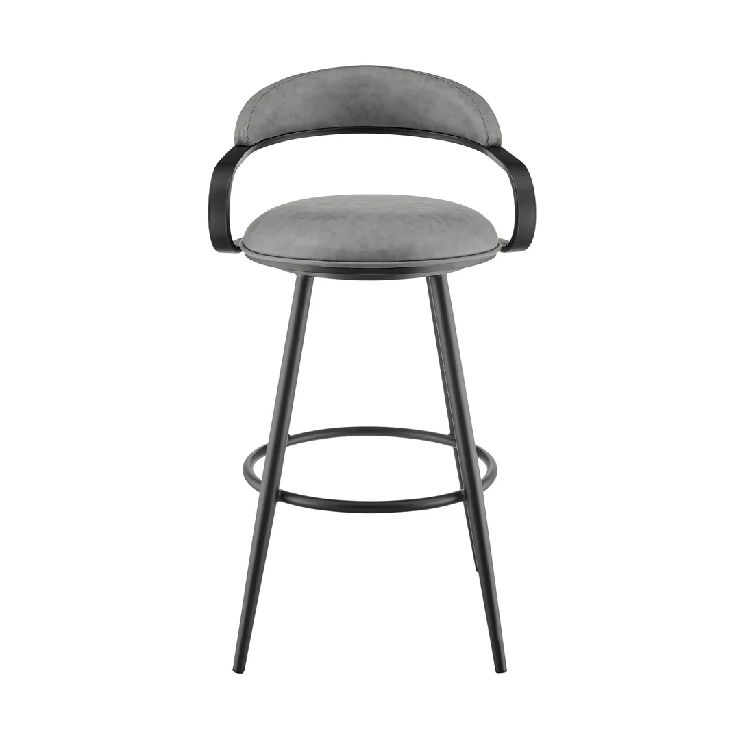 Velvet Grace Swivel Bar Stool - Image 6