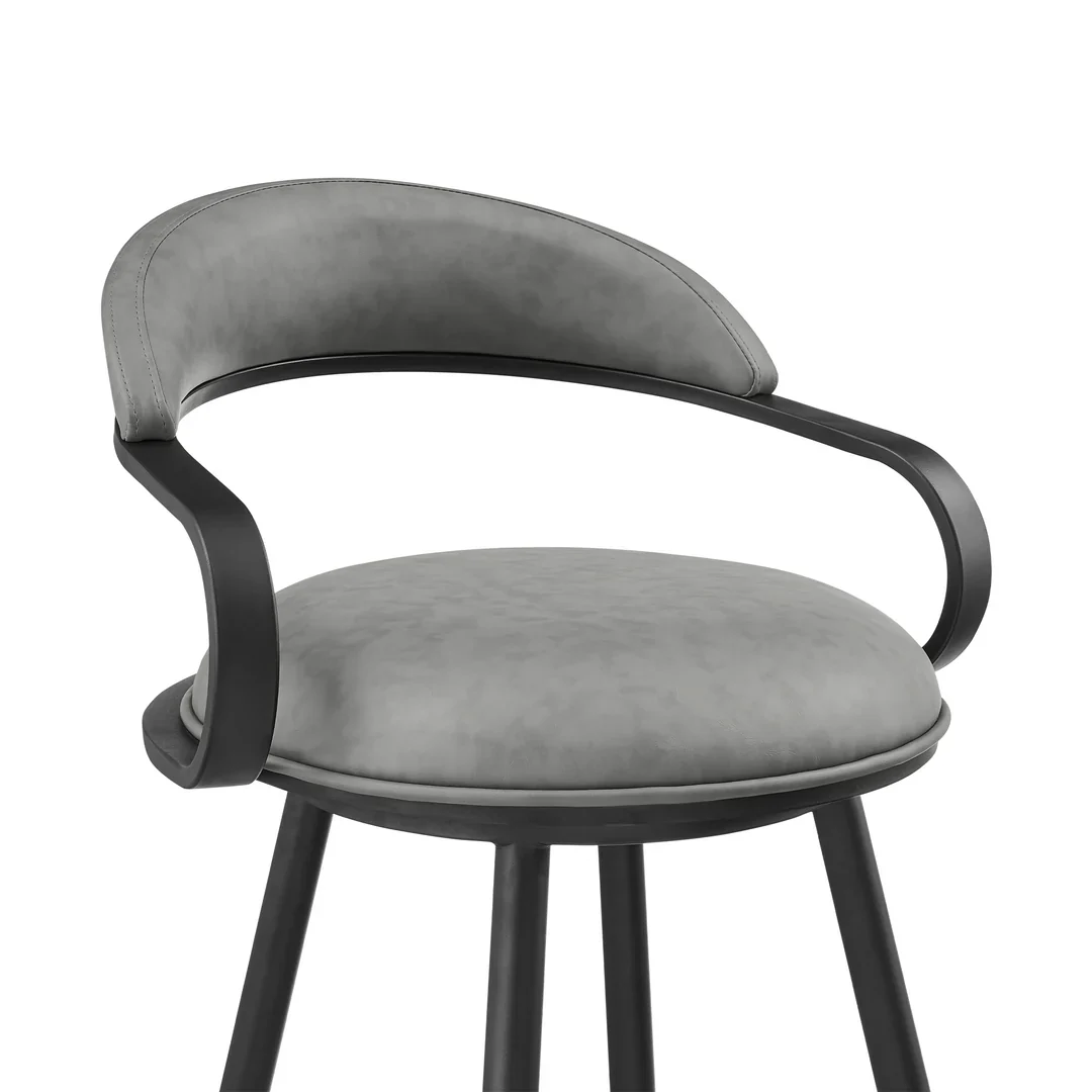 Velvet Grace Swivel Bar Stool - Image 8
