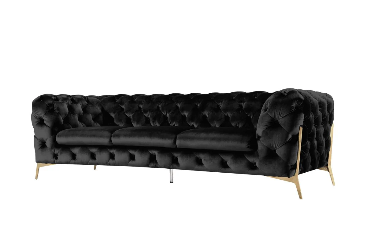 Velvet Grandeur Sofa Set - Image 7
