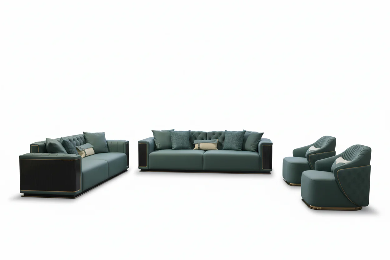Verde Majestic Sofa Set - Image 2