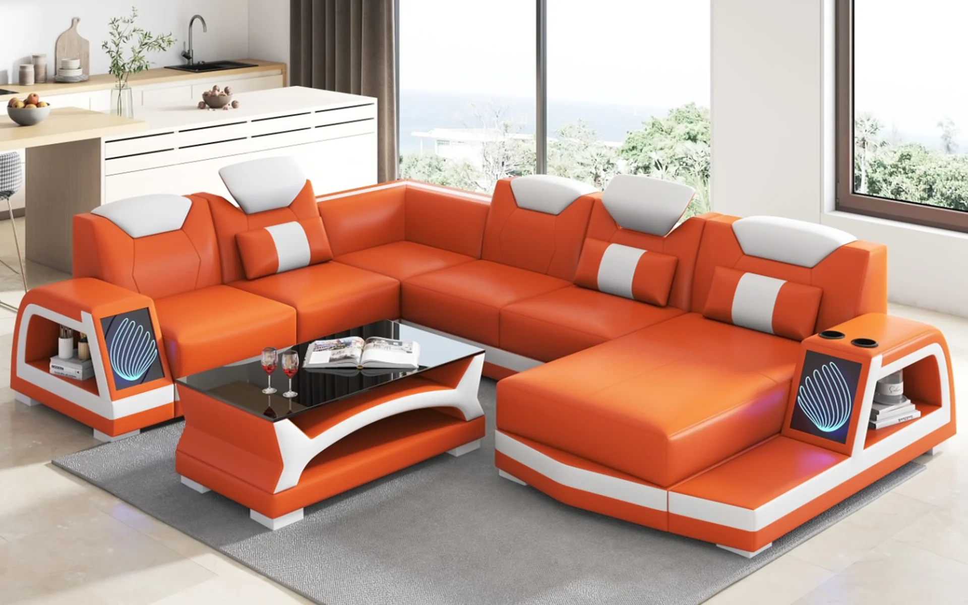 Vinco Modern Sectional - Image 7