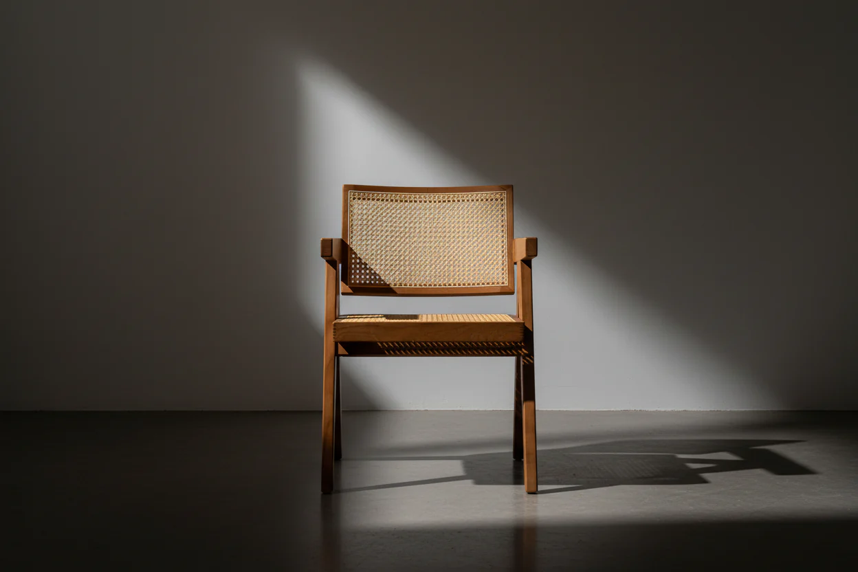 Vintage Cane Back Chair - Image 2