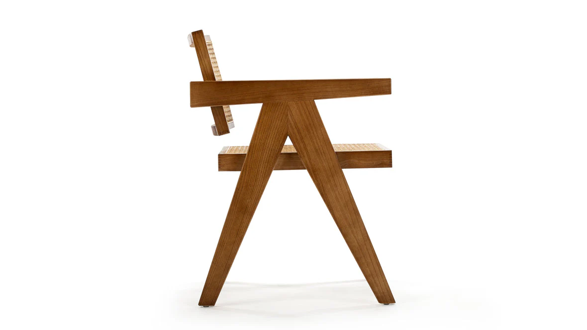 Vintage Cane Back Chair - Image 4
