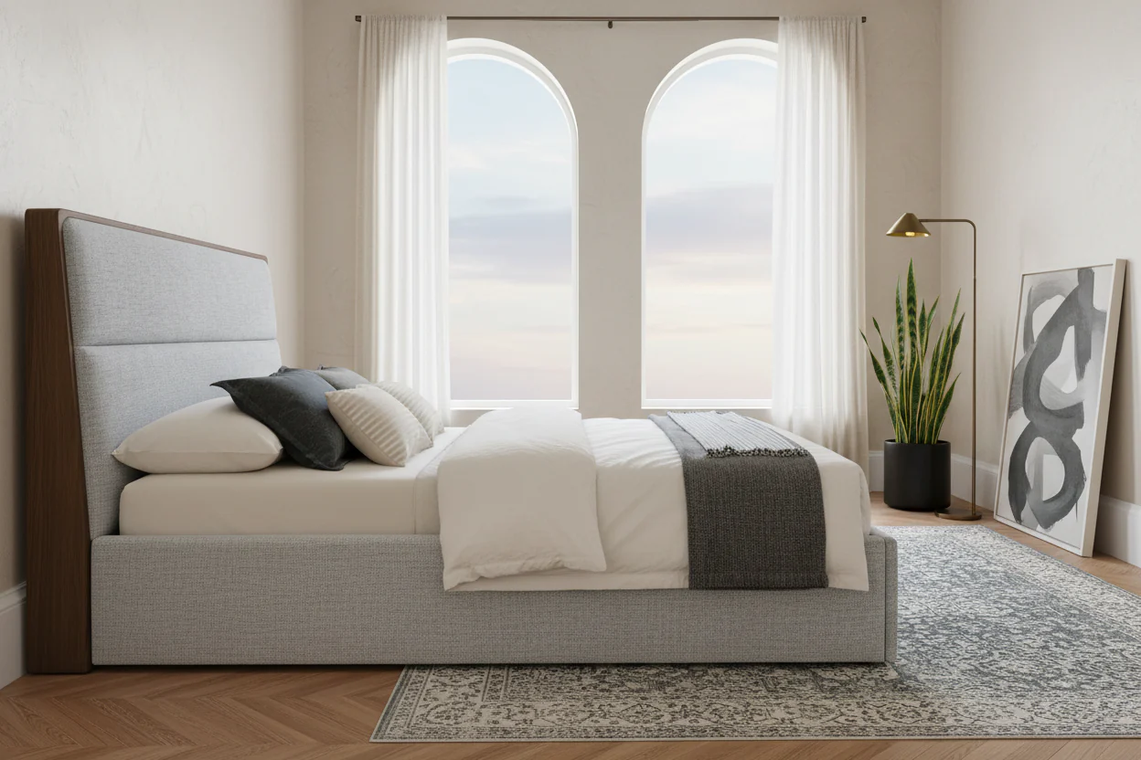 Vista Upholstered Bed - Image 4