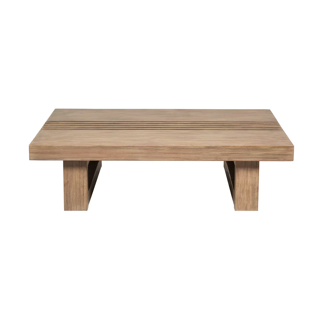 Vivid Teak Outdoor Coffee Table - Image 3