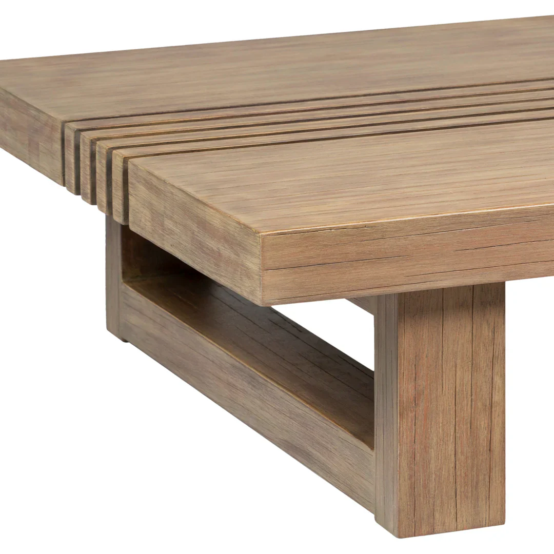 Vivid Teak Outdoor Coffee Table - Image 6