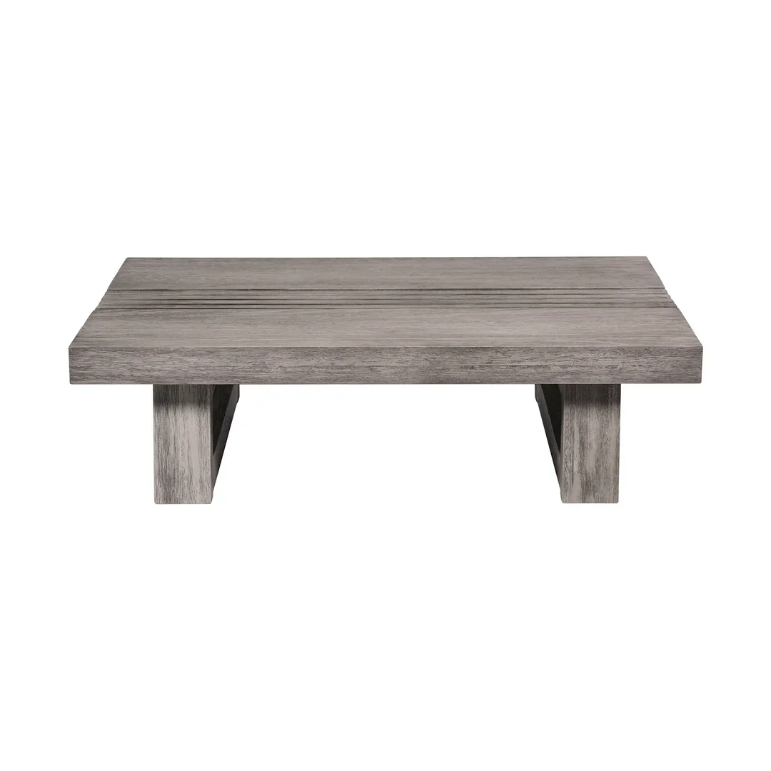 Vivid Teak Outdoor Coffee Table - Image 8