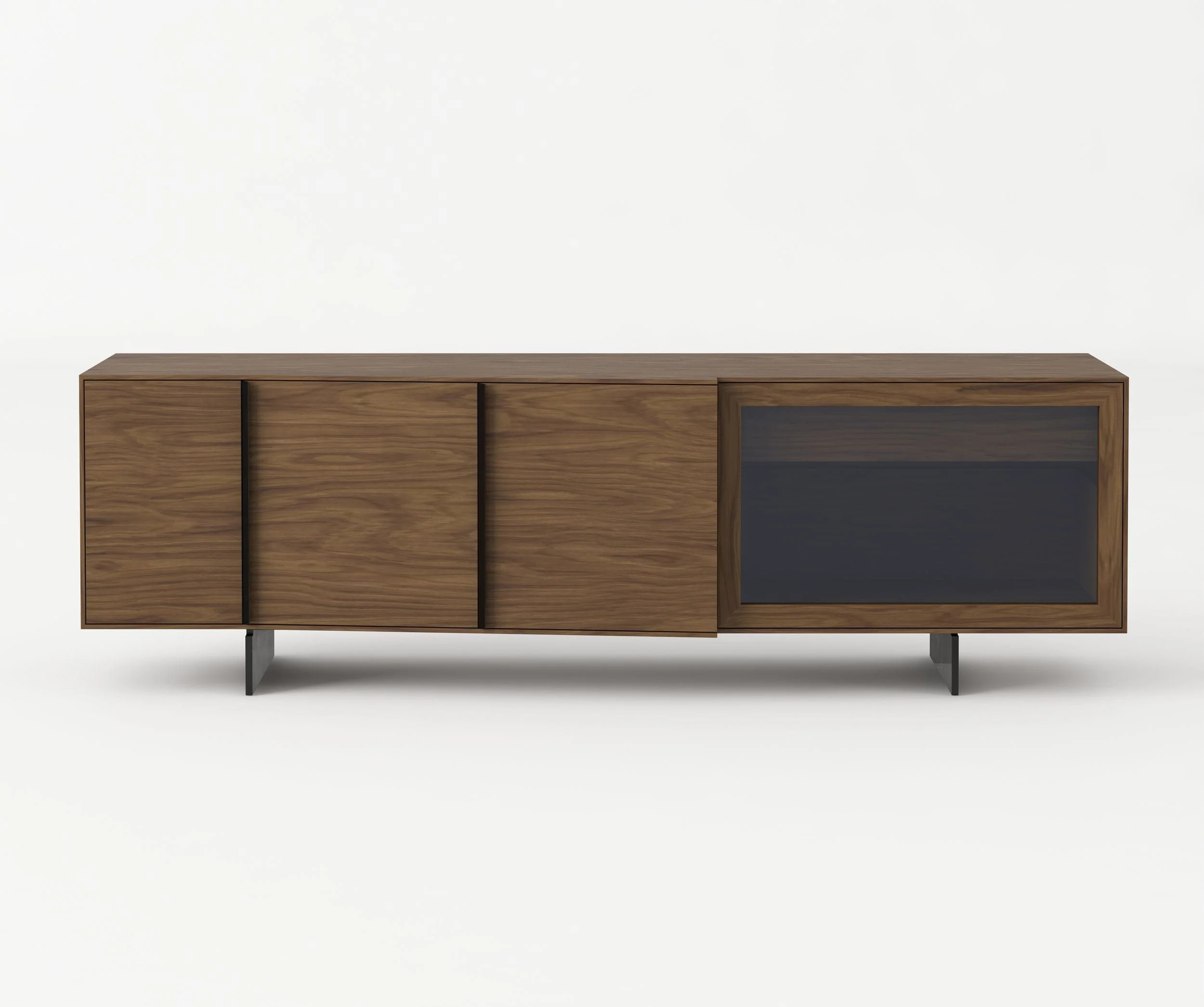 Walnut Angular Buffet