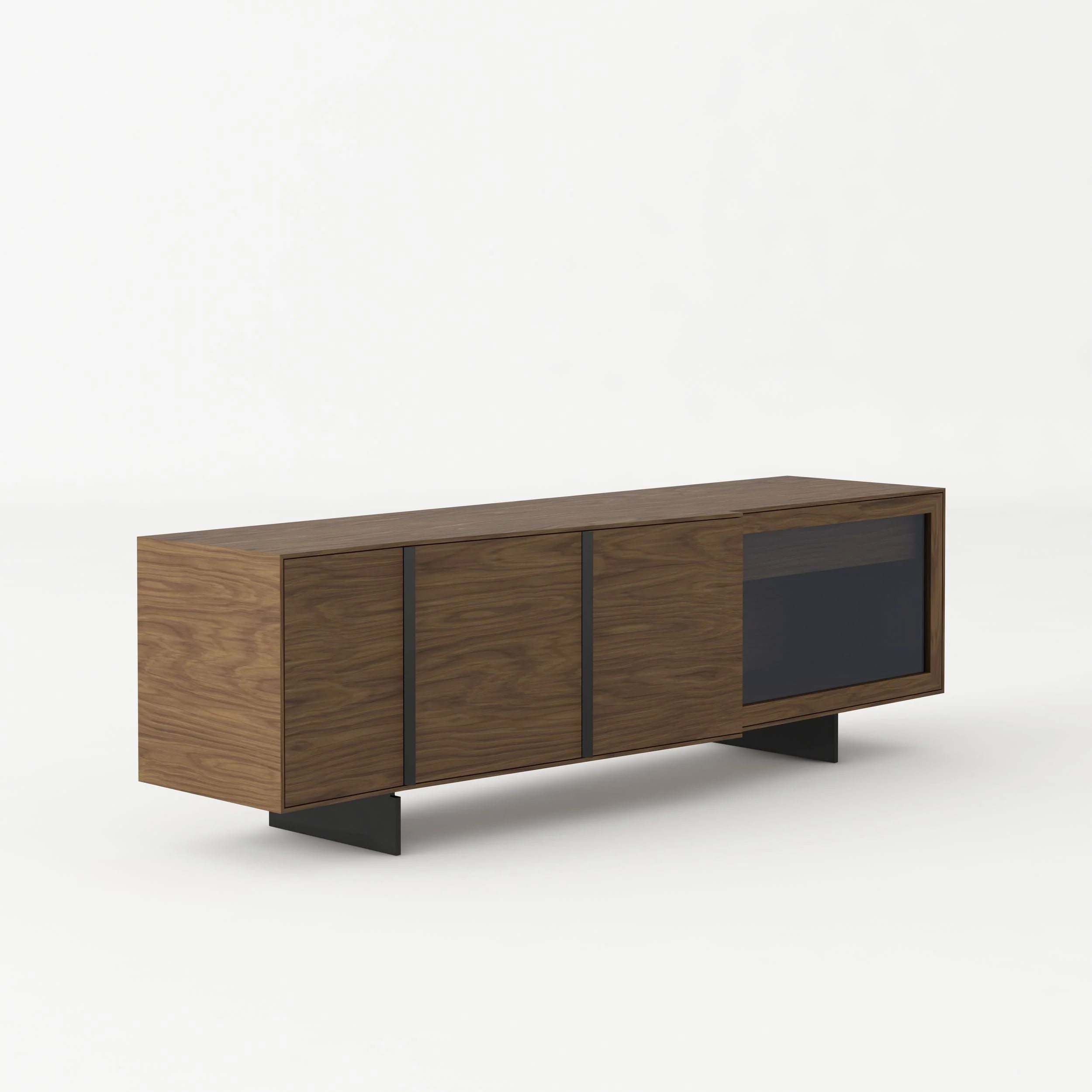 Walnut Angular Buffet - Image 2