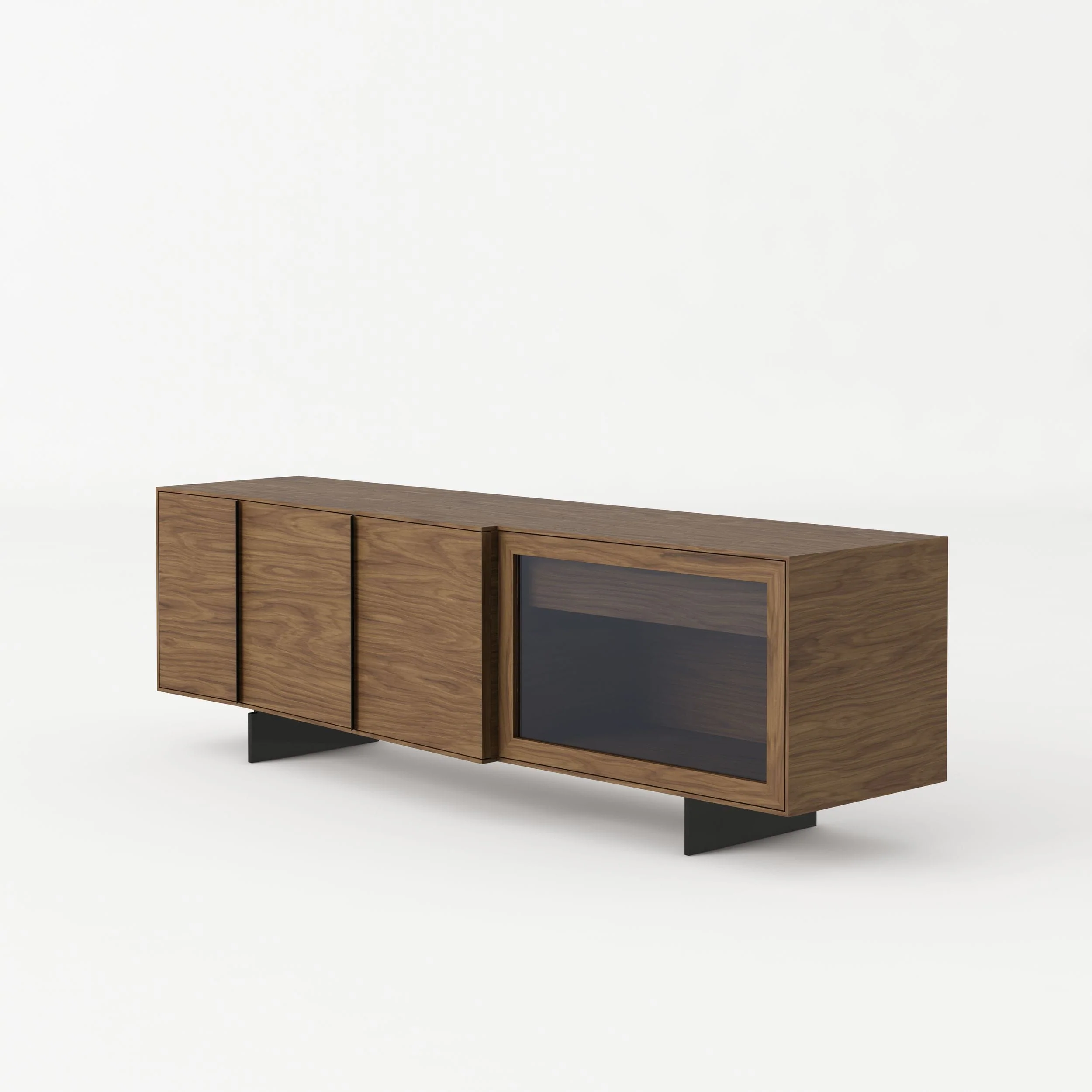 Walnut Angular Buffet - Image 3