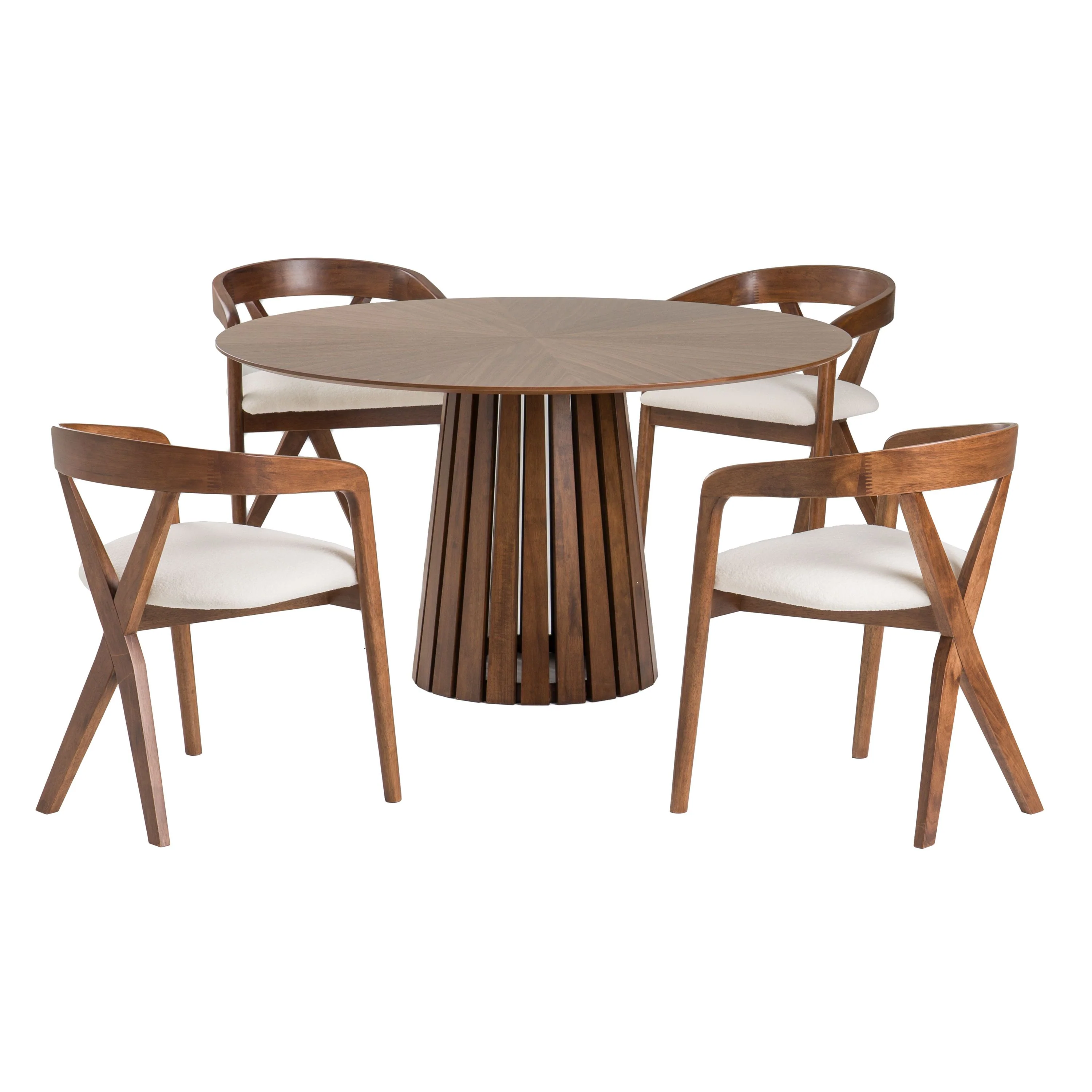 Walnut Grace - Round Dining Table - Image 10