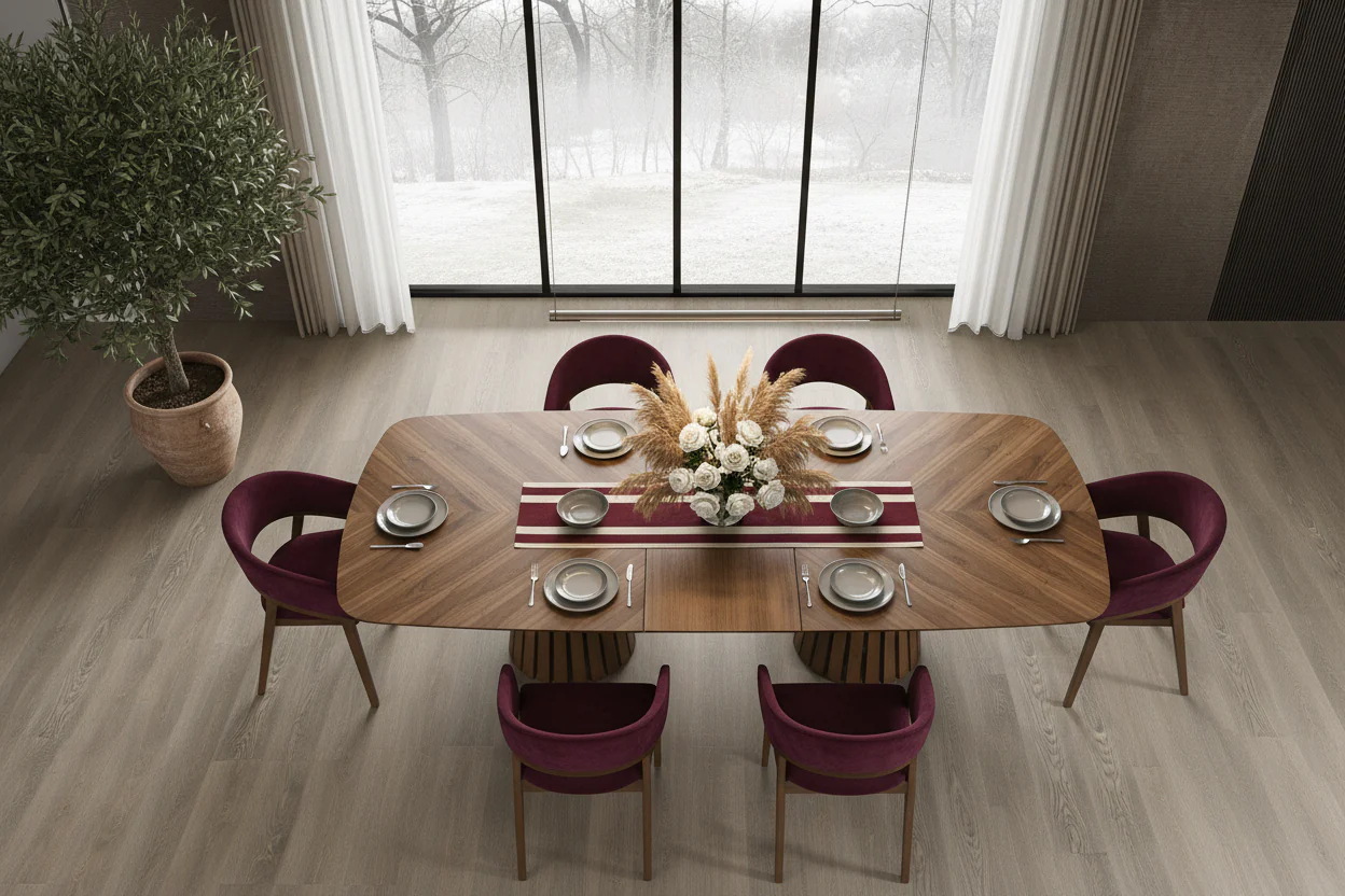 Walnut Radiance - Luxury Dining Table - Image 6