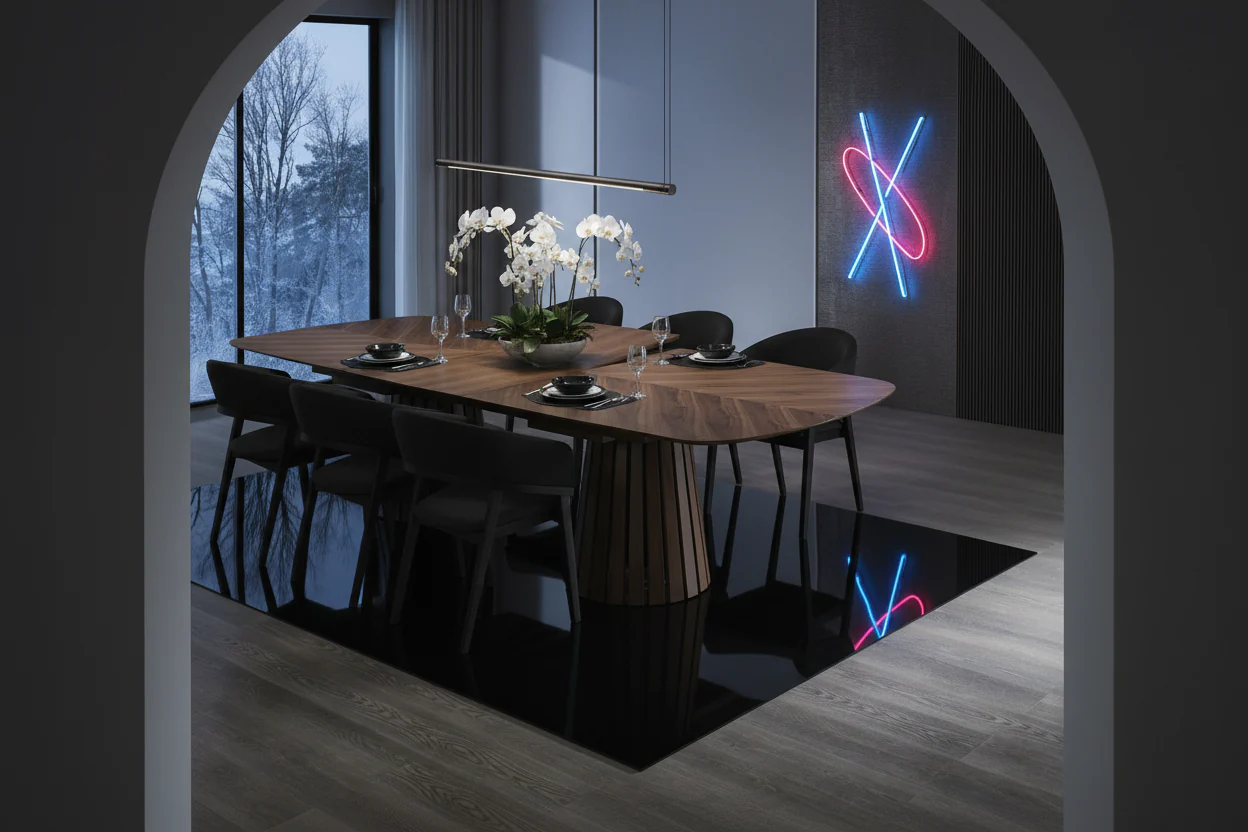 Walnut Radiance - Luxury Dining Table - Image 7