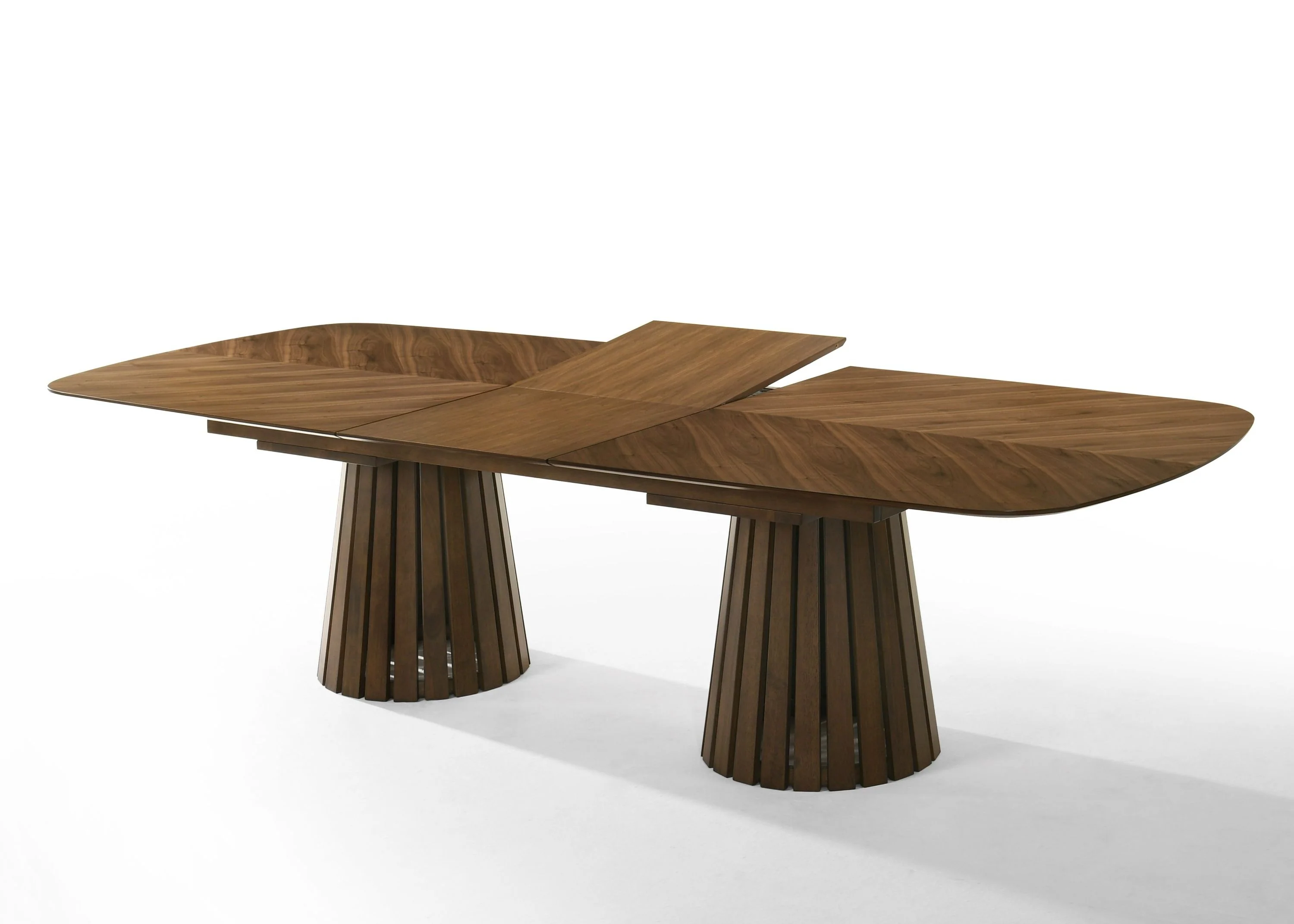 Walnut Radiance Luxury Dining Table Set - Image 3