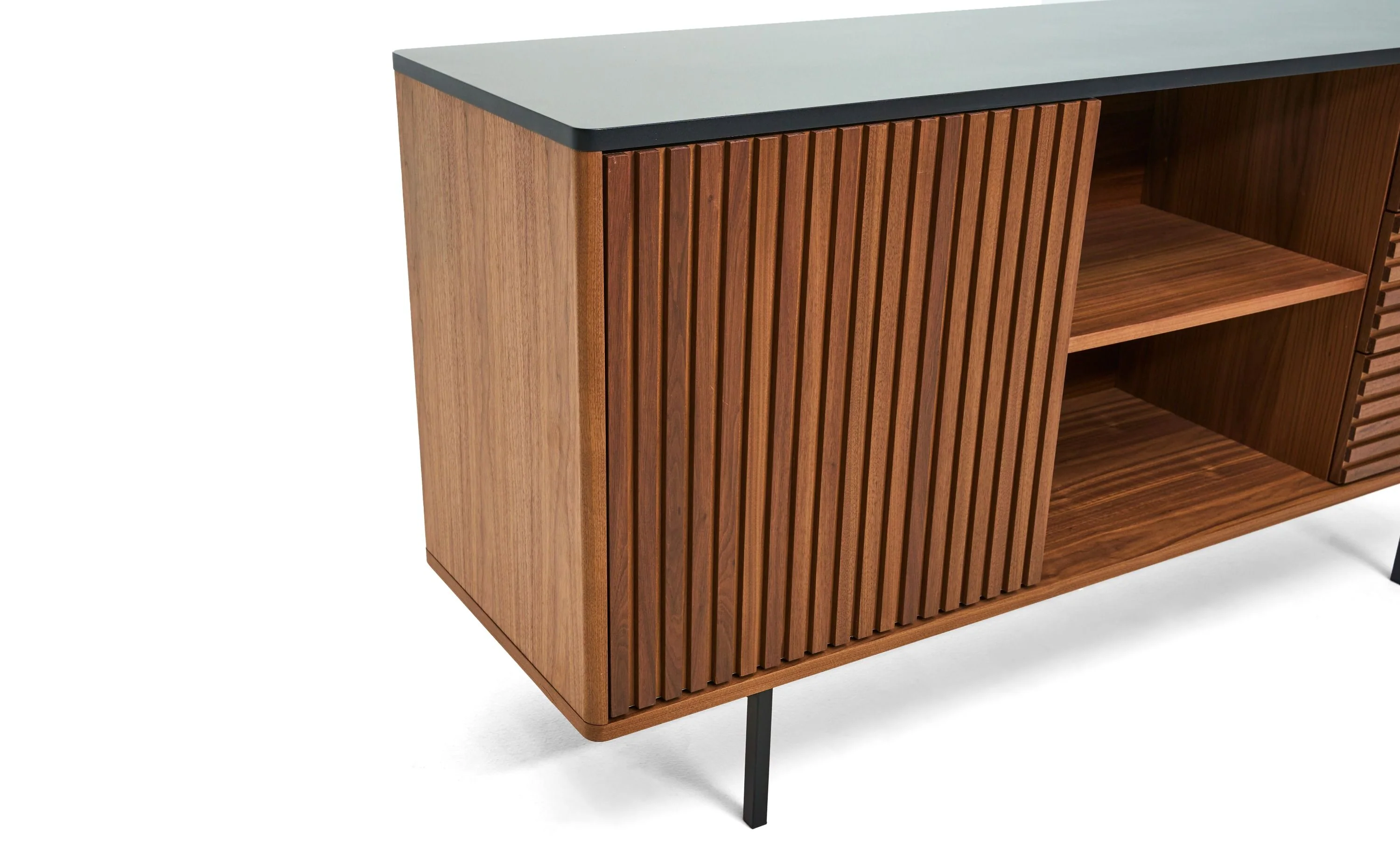 Walnut Streamline Buffet - Image 4