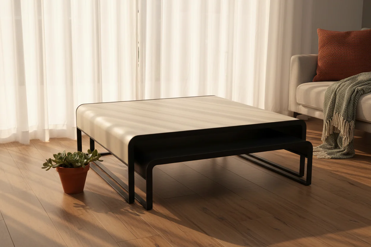 Wave-Line Coffee Table - Image 2