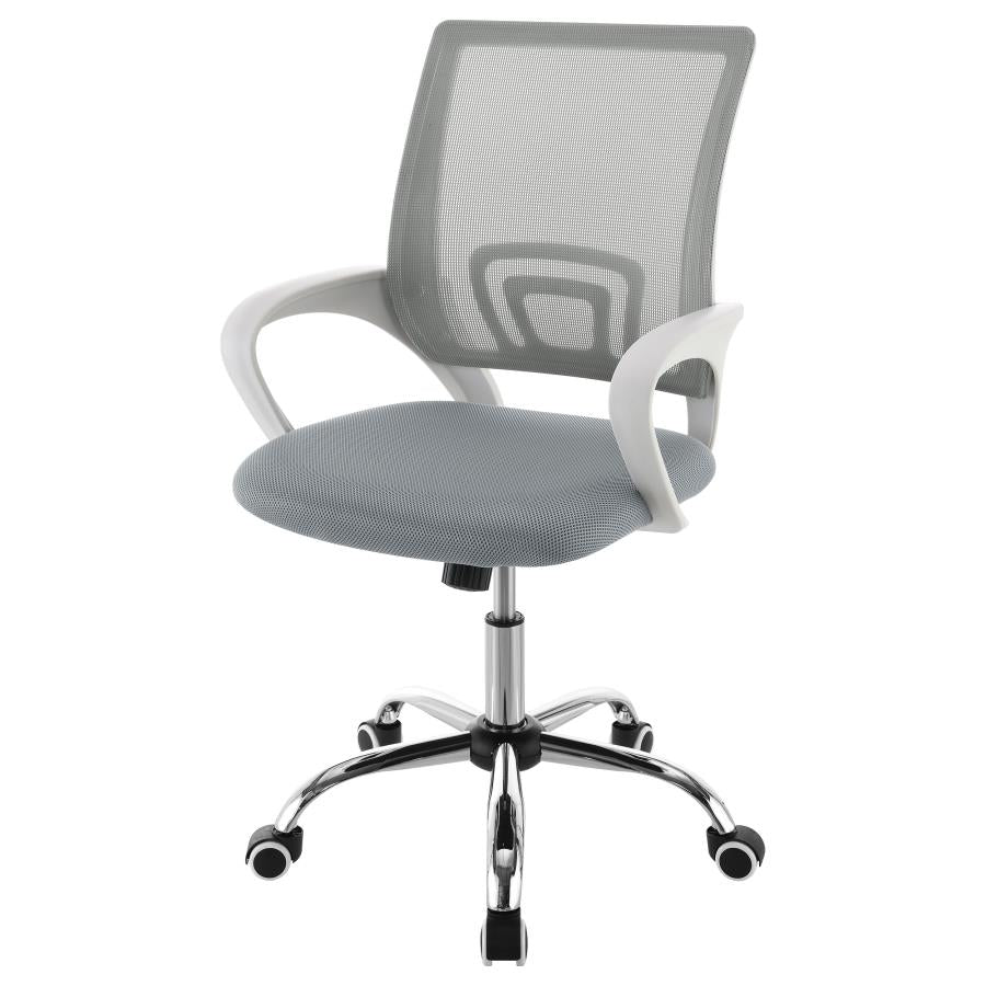 Wesley Grey Office Desk Chair - Image 3