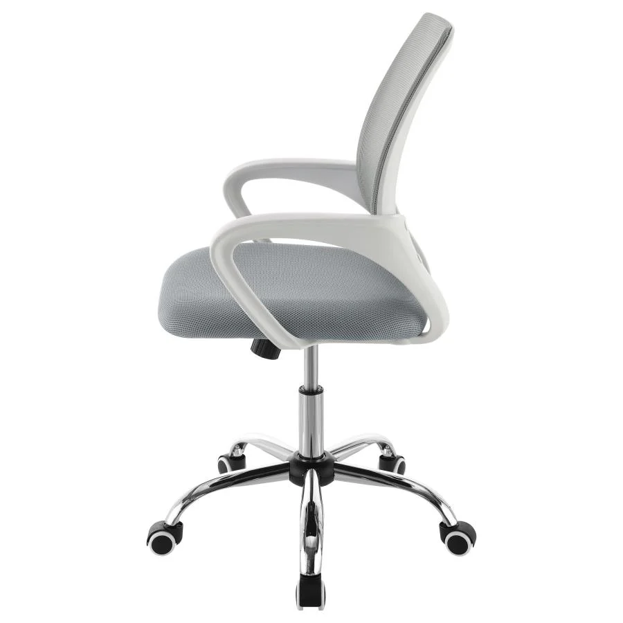 Wesley Grey Office Desk Chair - Image 4