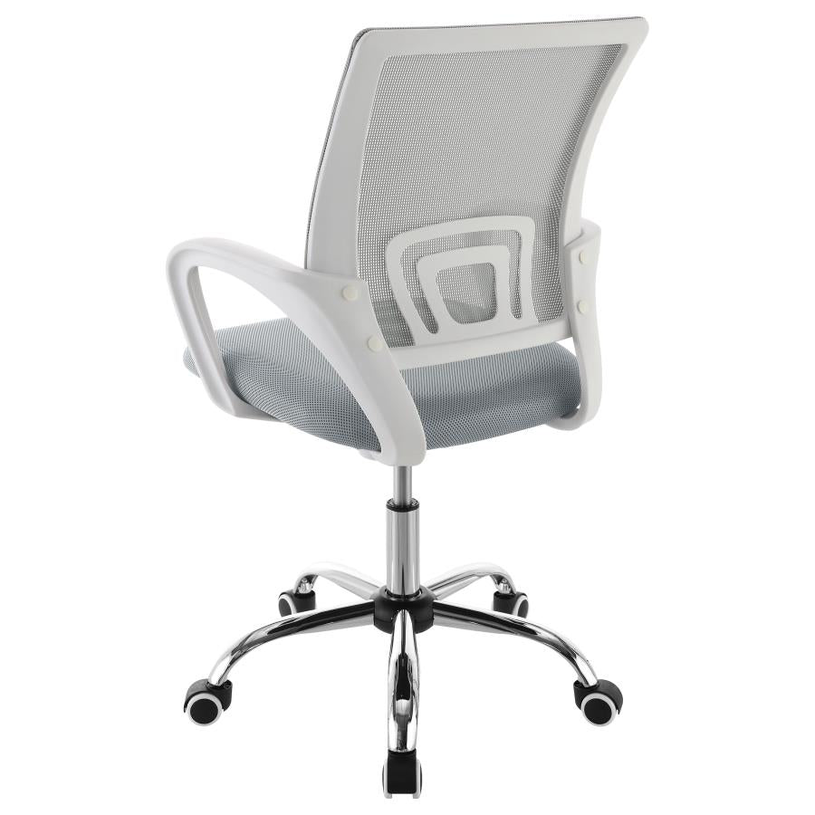 Wesley Grey Office Desk Chair - Image 5