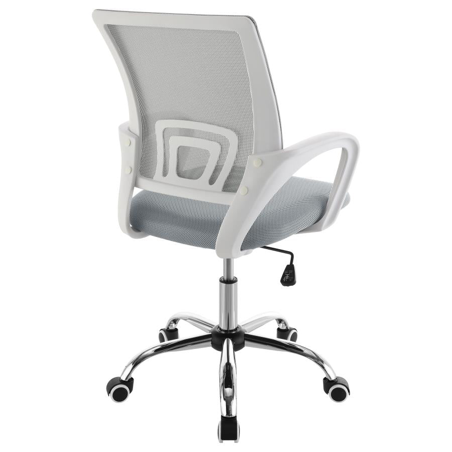Wesley Grey Office Desk Chair - Image 6