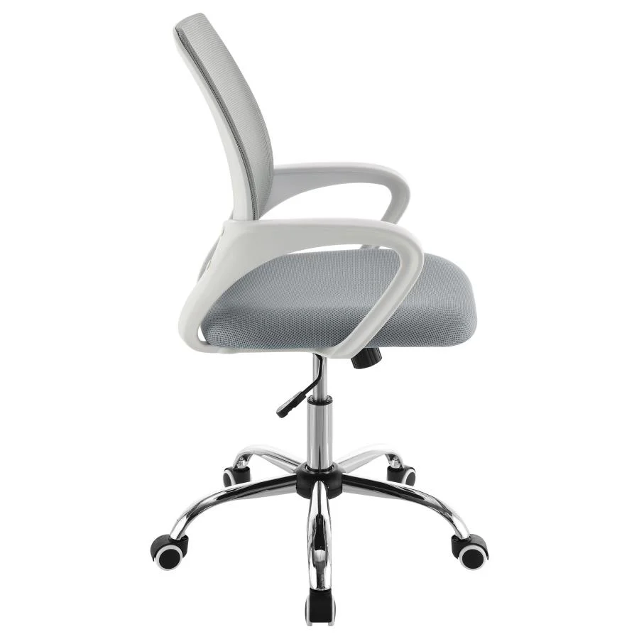 Wesley Grey Office Desk Chair - Image 7