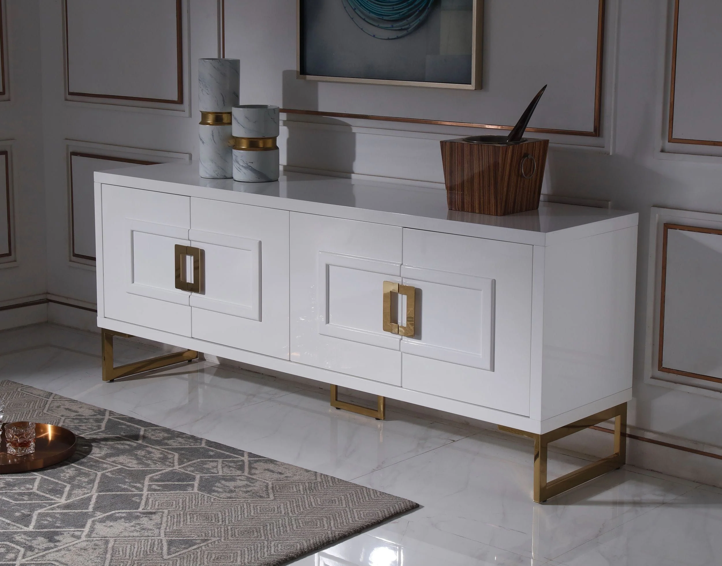 White Opulence Buffet - Image 6