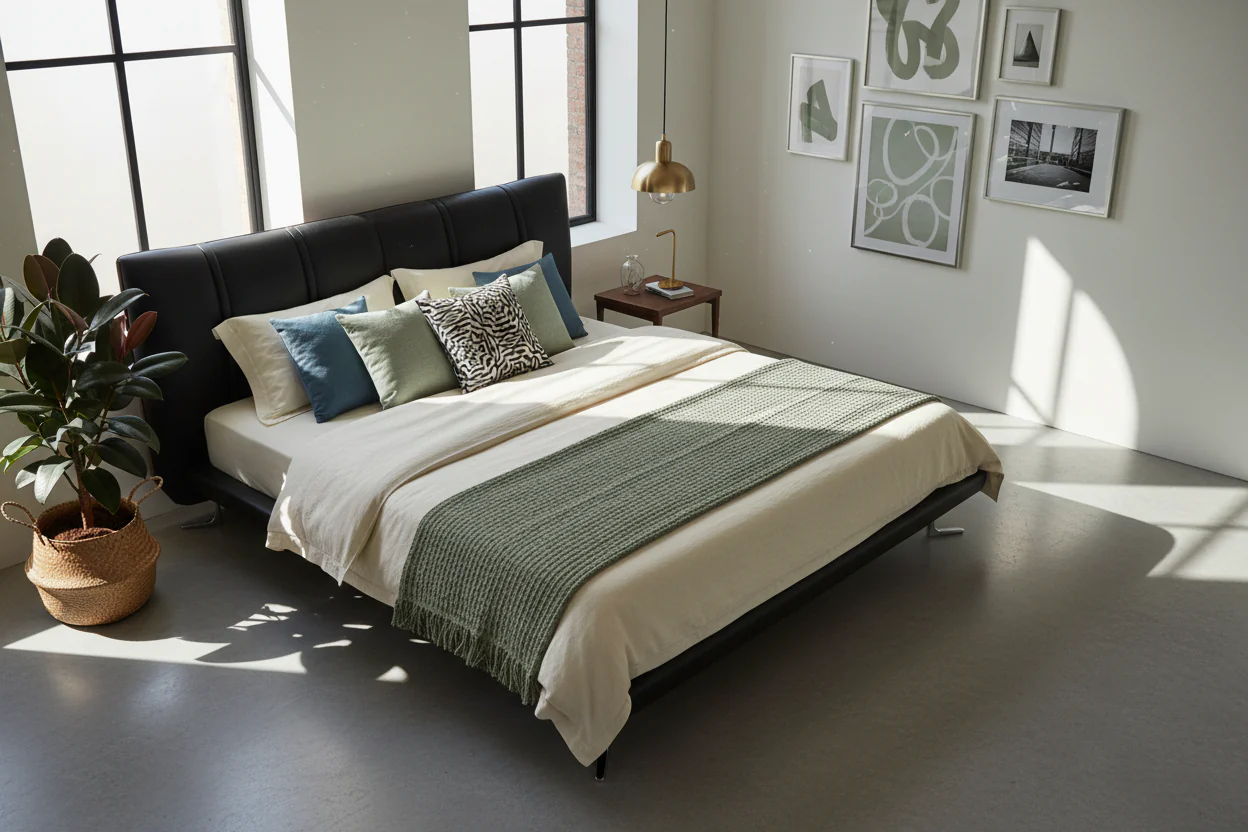 Willis Contemporary Bed - Image 3