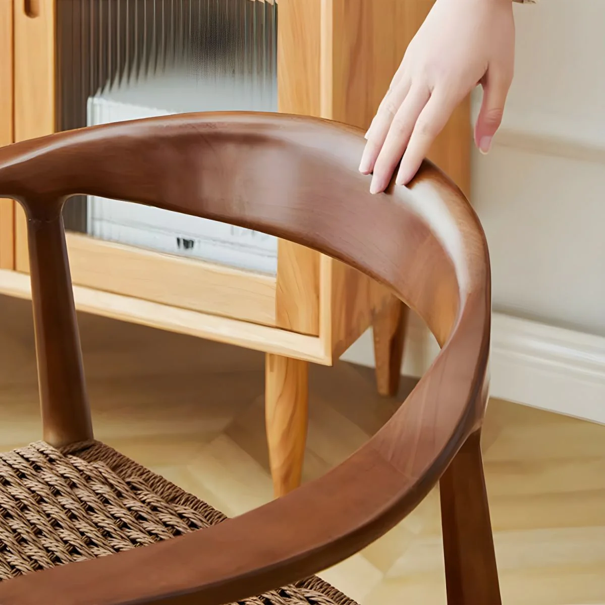 Willow Weave Dining Chair - Image 10