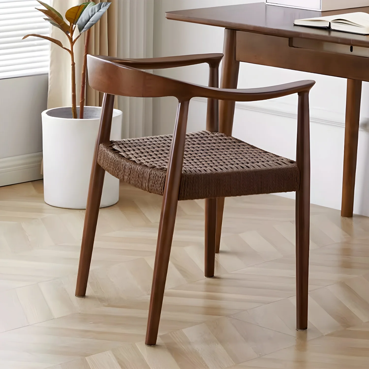 Willow Weave Dining Chair - Image 4