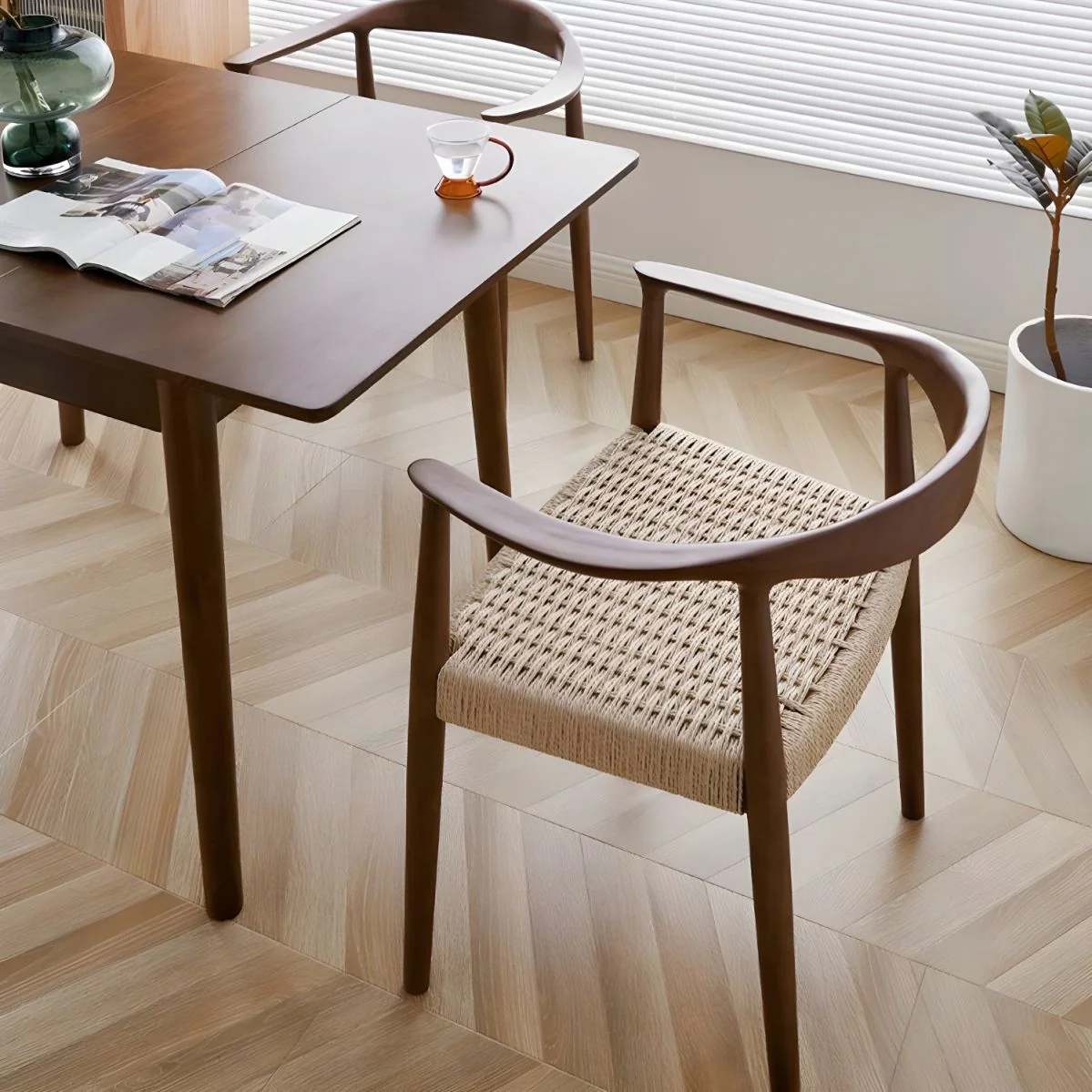 Willow Weave Dining Chair - Image 6