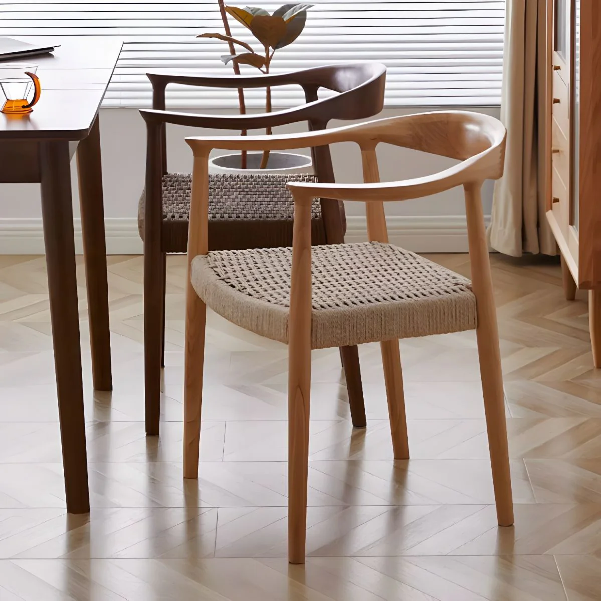 Willow Weave Dining Chair - Image 7